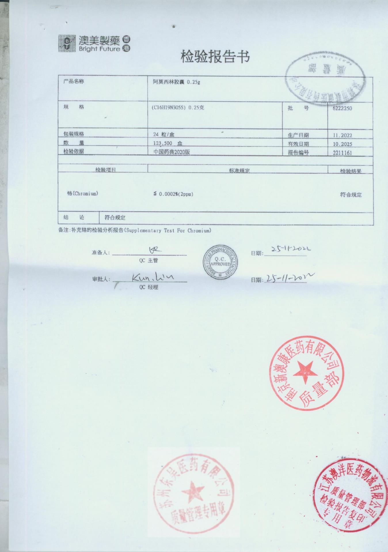 6222250阿莫西林胶囊2