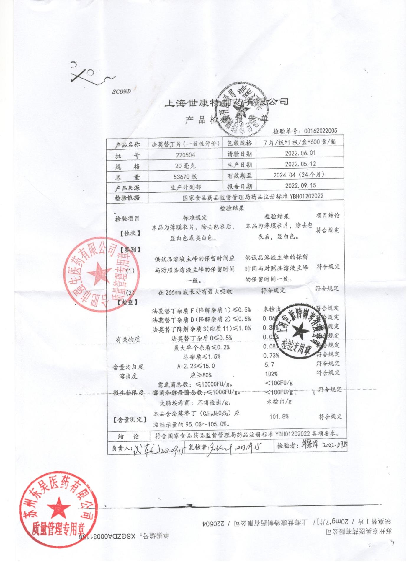 220504法莫替丁片