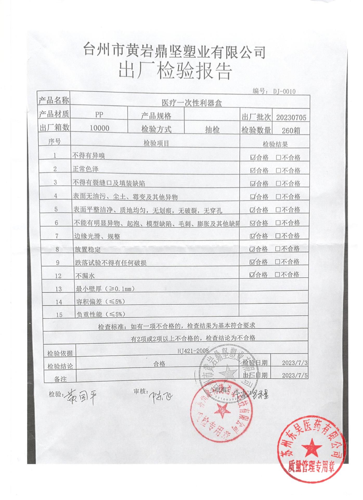 20230705一次性利器盒