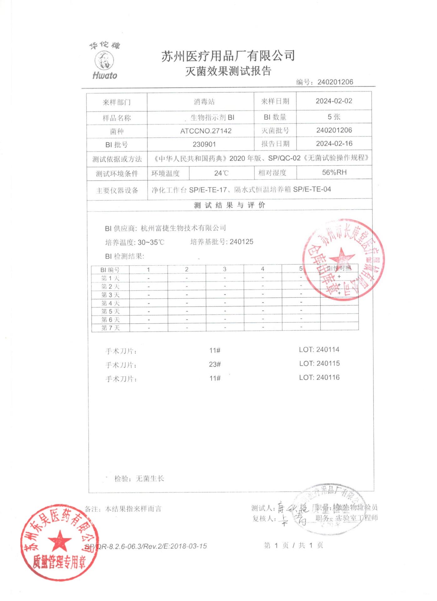 240114,240115,240116手术刀片