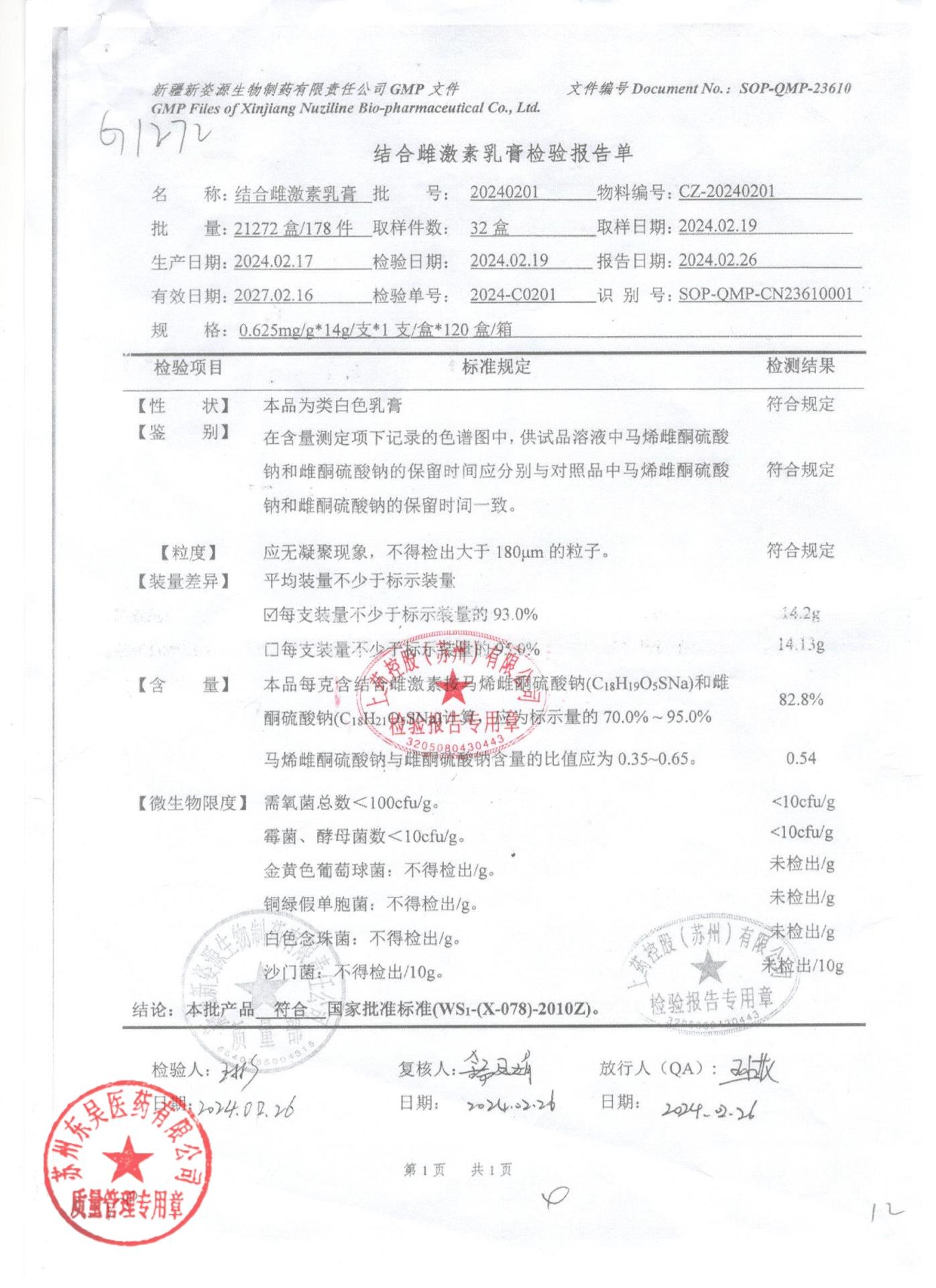 20240201结合雌激素乳膏