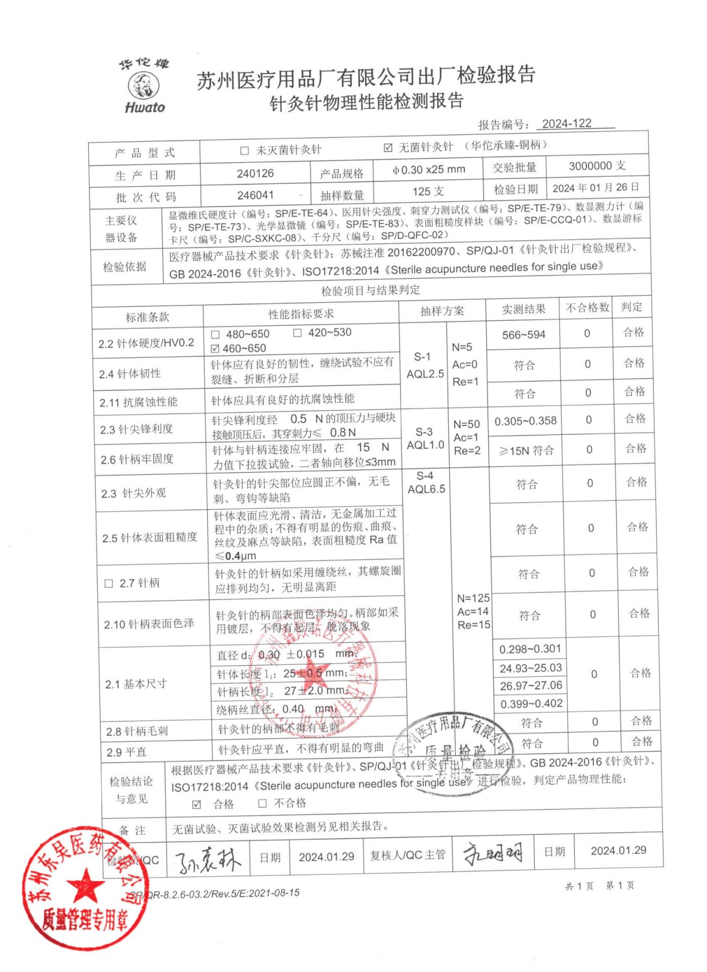 246041无菌针灸针