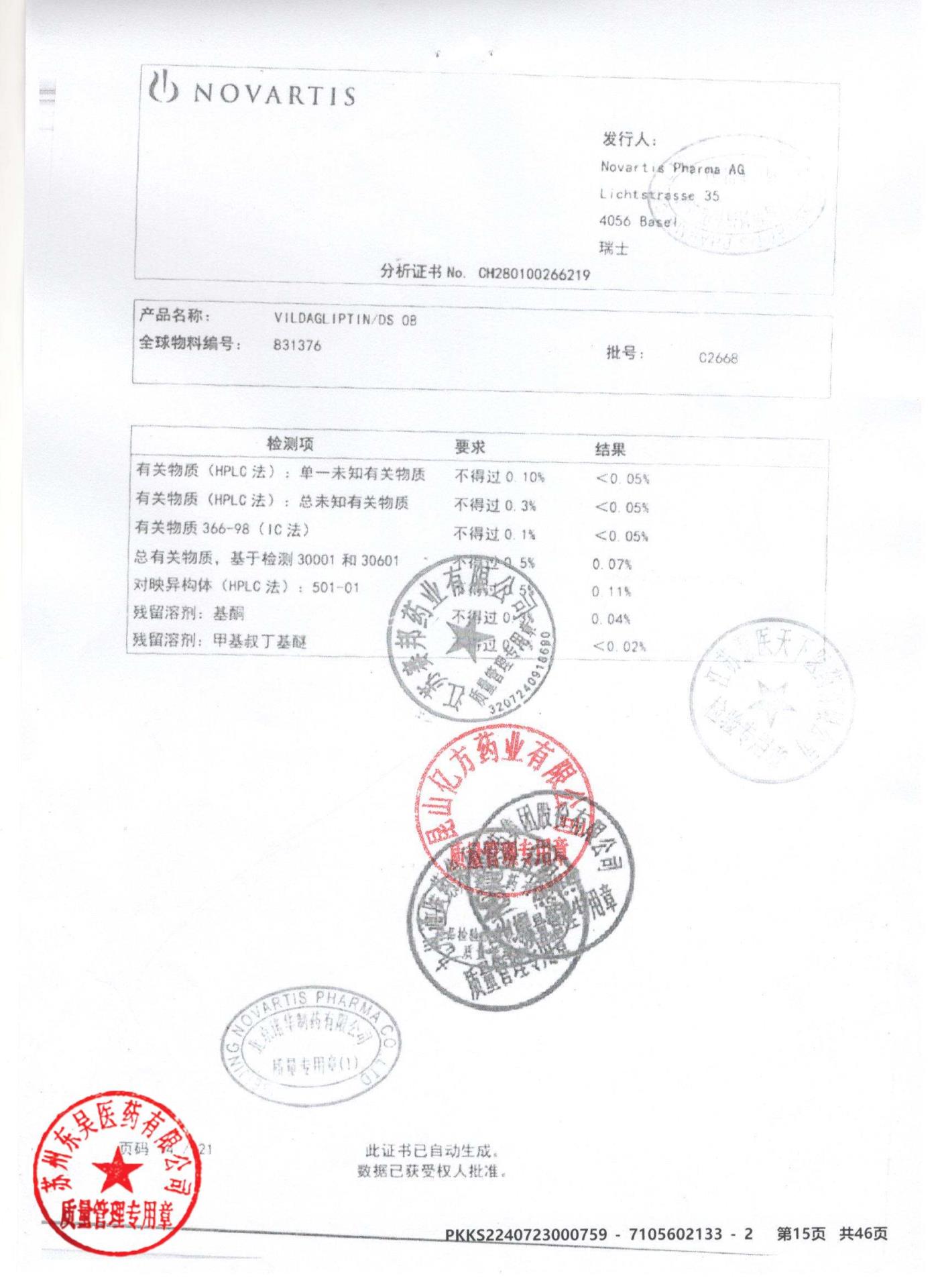 KMY81二甲双胍维格列汀片14