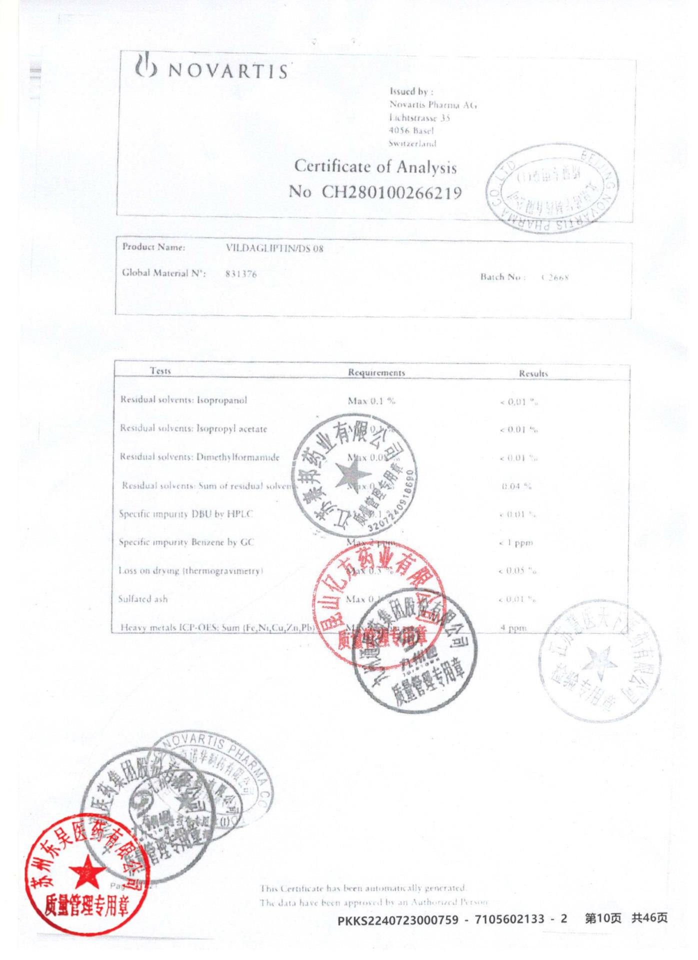 KMY81二甲双胍维格列汀片37