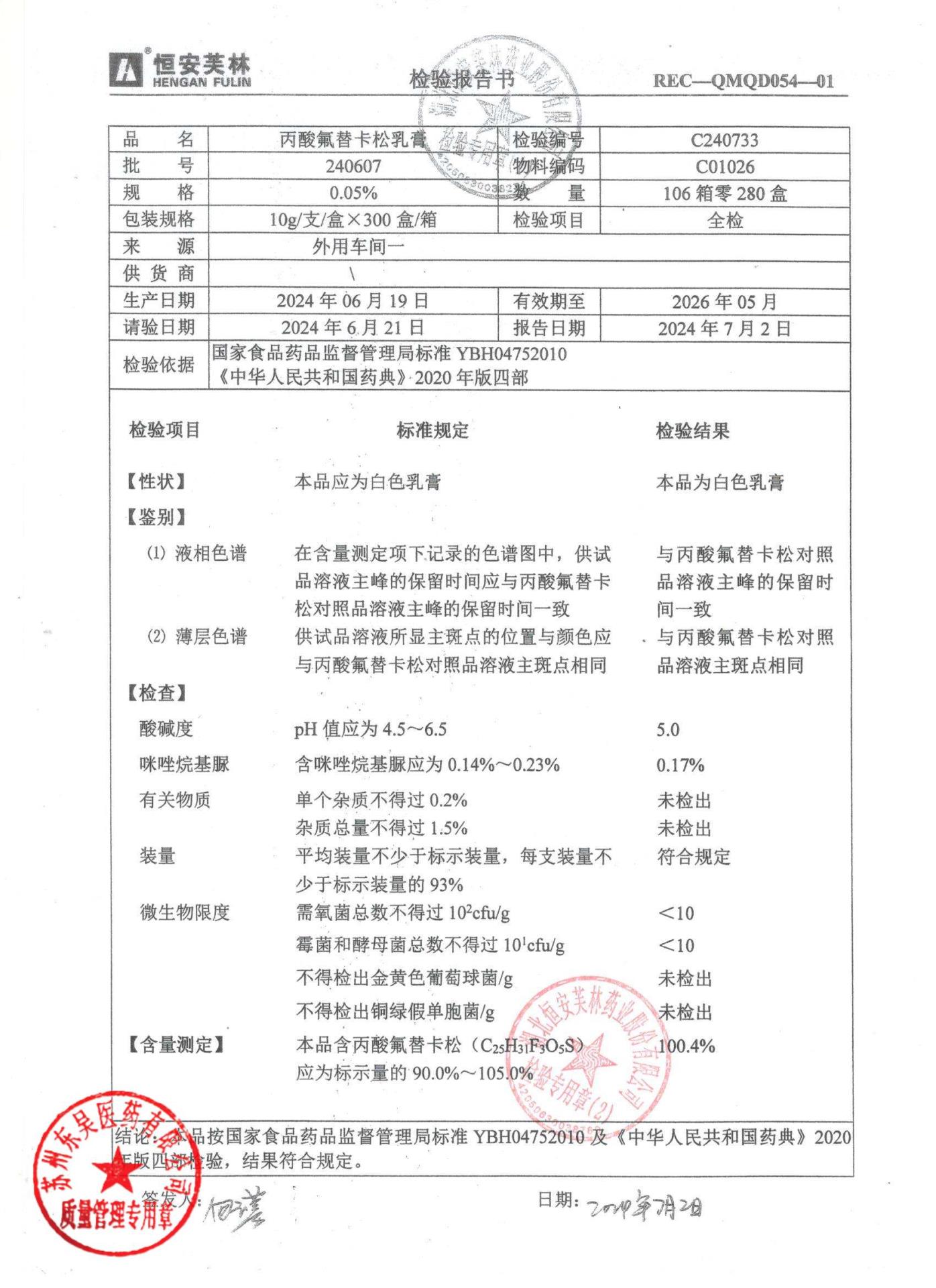 240607丙酸氟替卡松乳膏