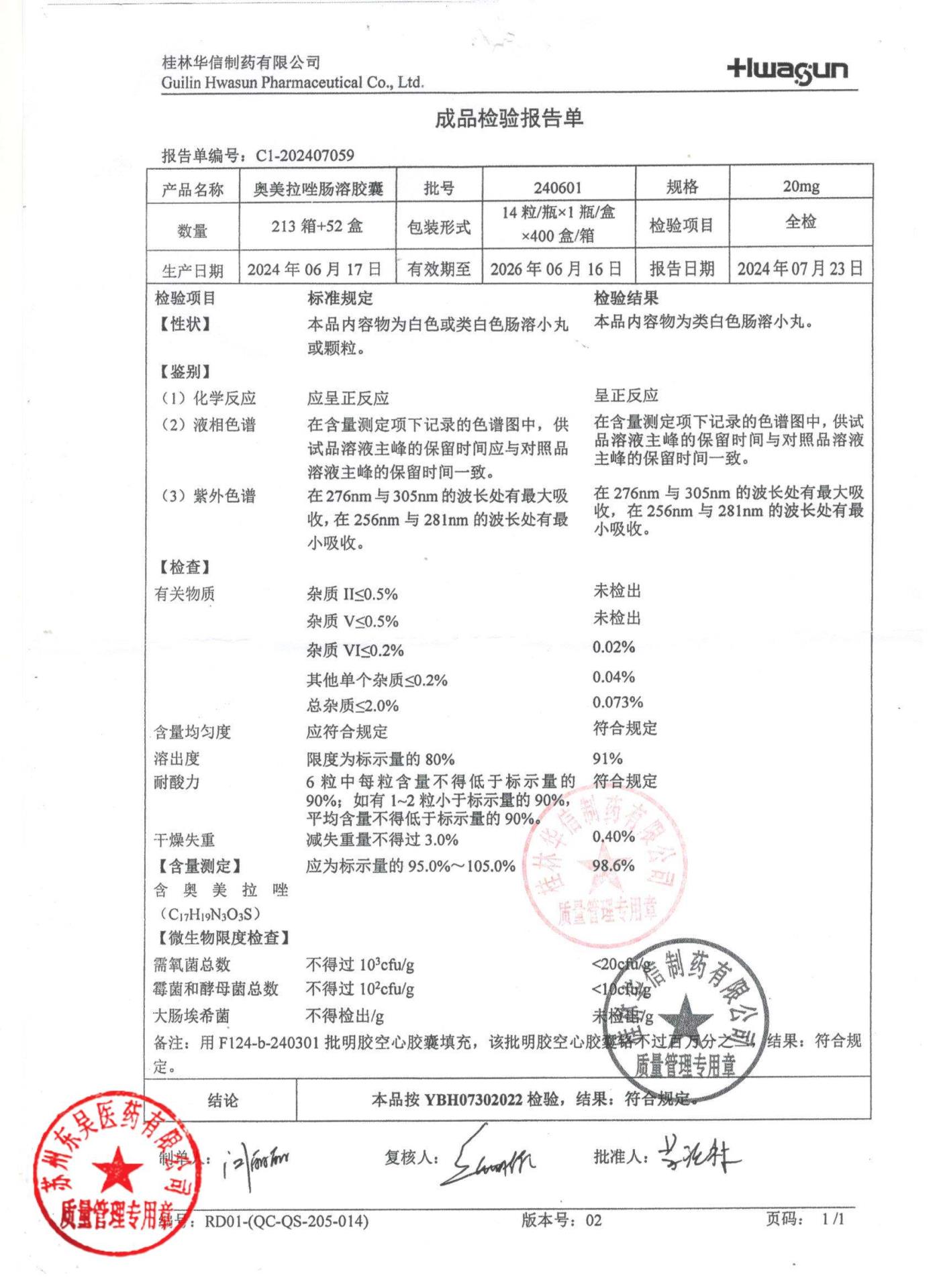 240601奥美拉唑肠溶胶囊1