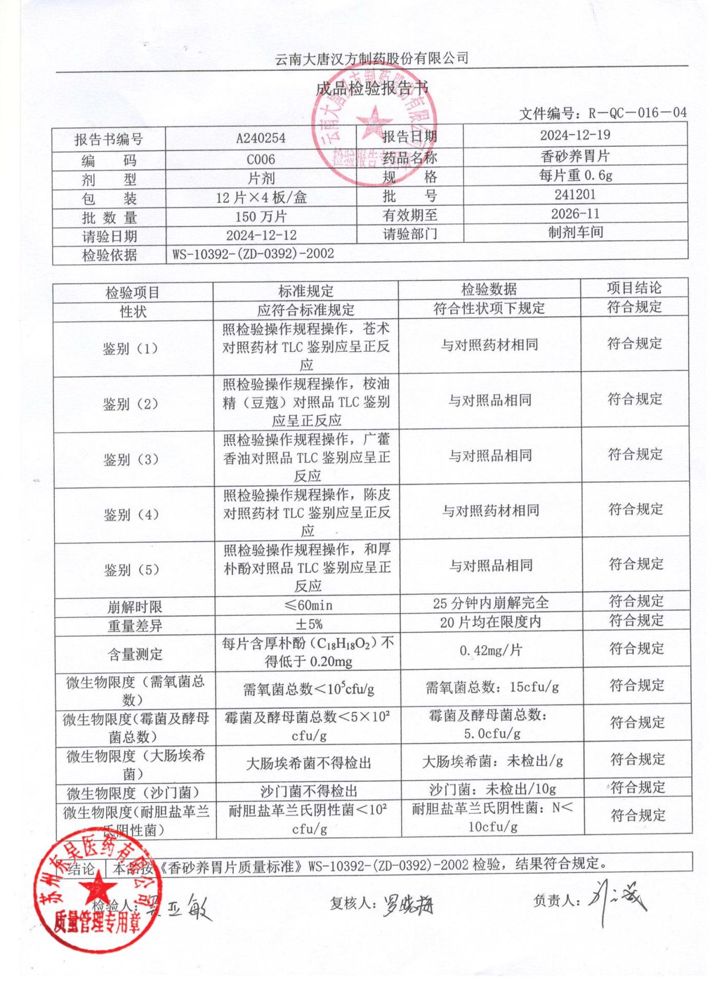 241201香砂养胃片
