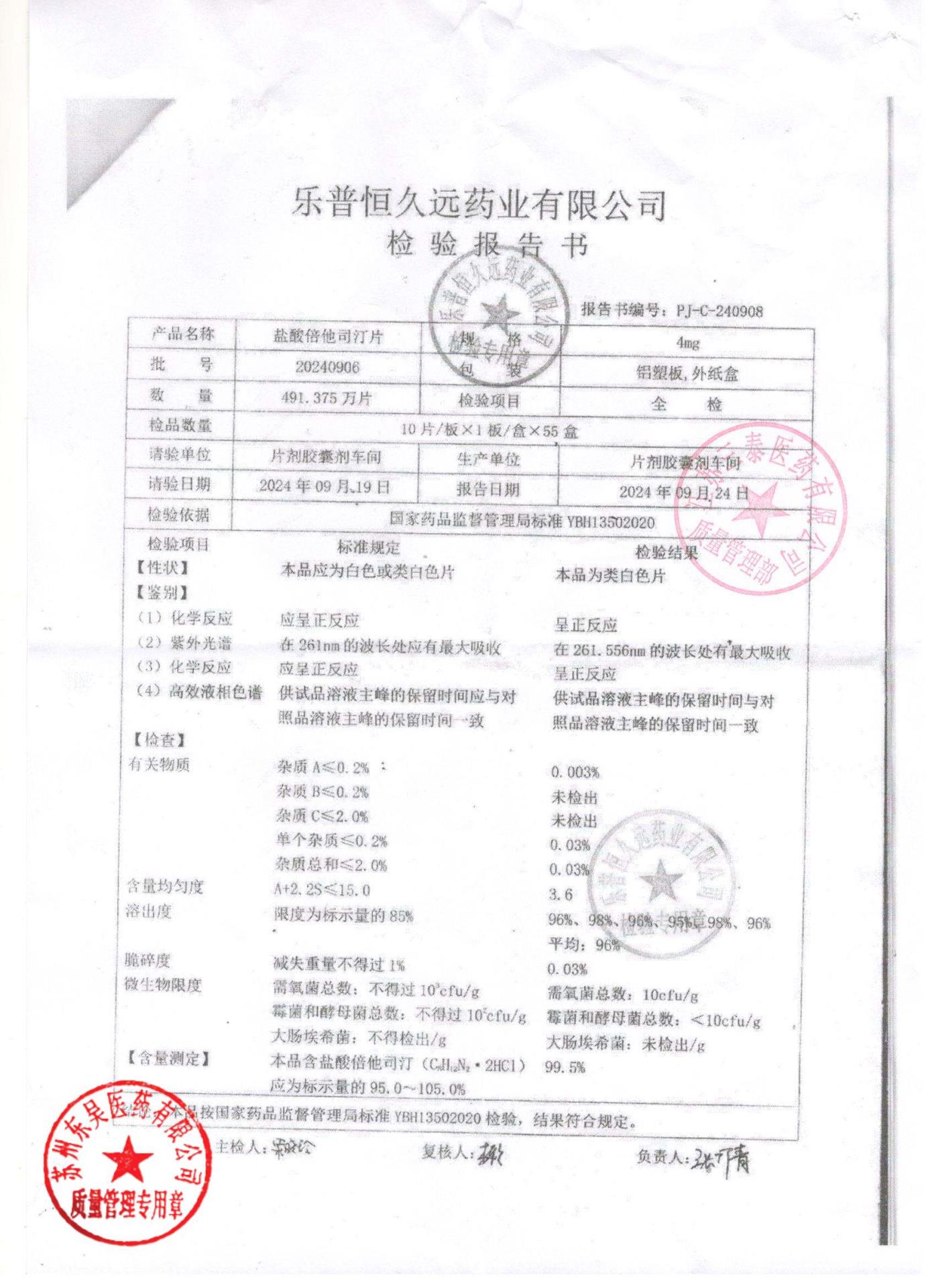 20240906盐酸倍他司汀片