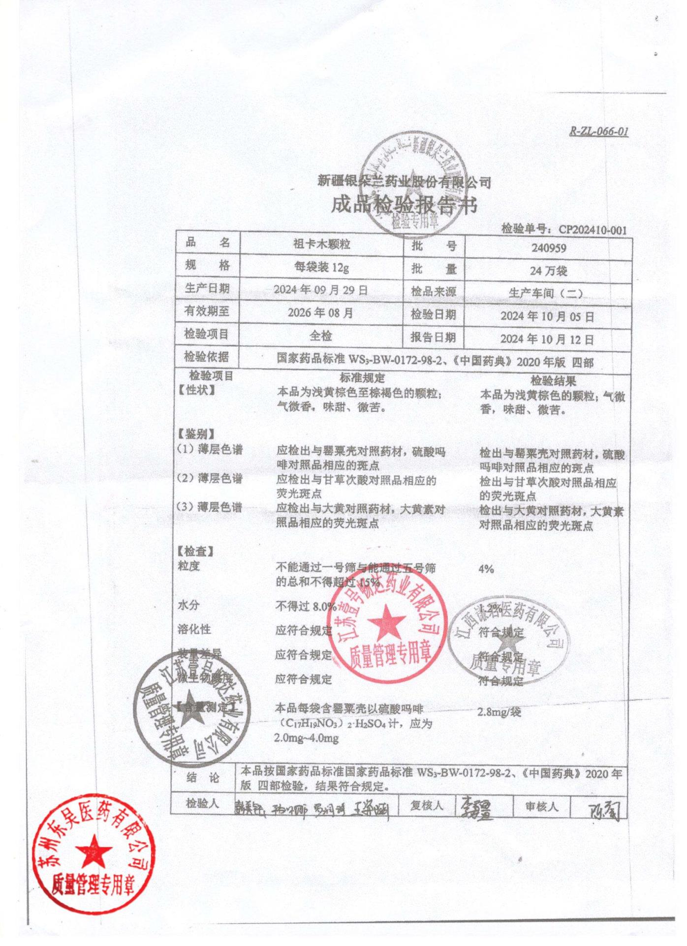 240959祖卡木颗粒