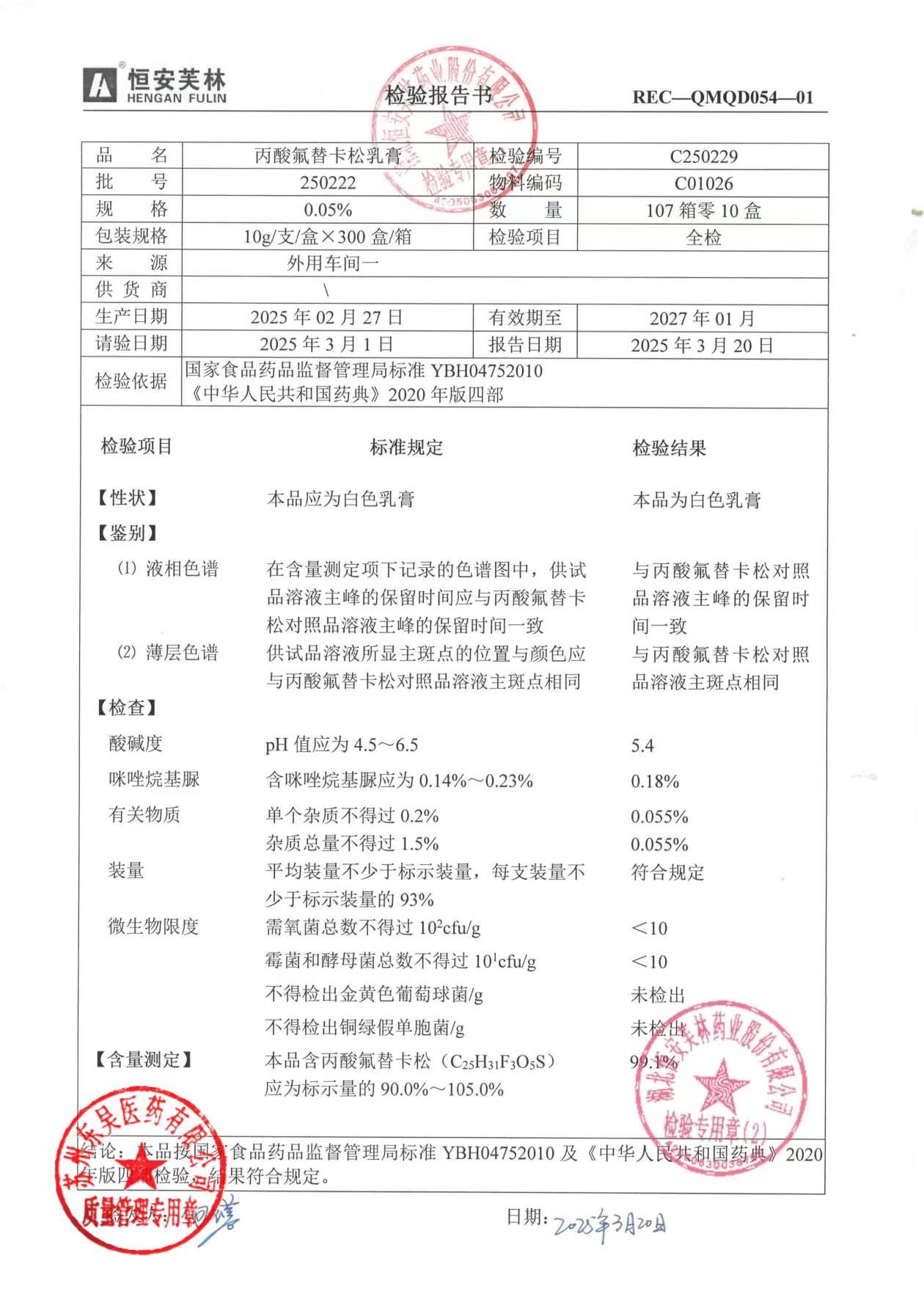 250222丙酸氟替卡松乳膏
