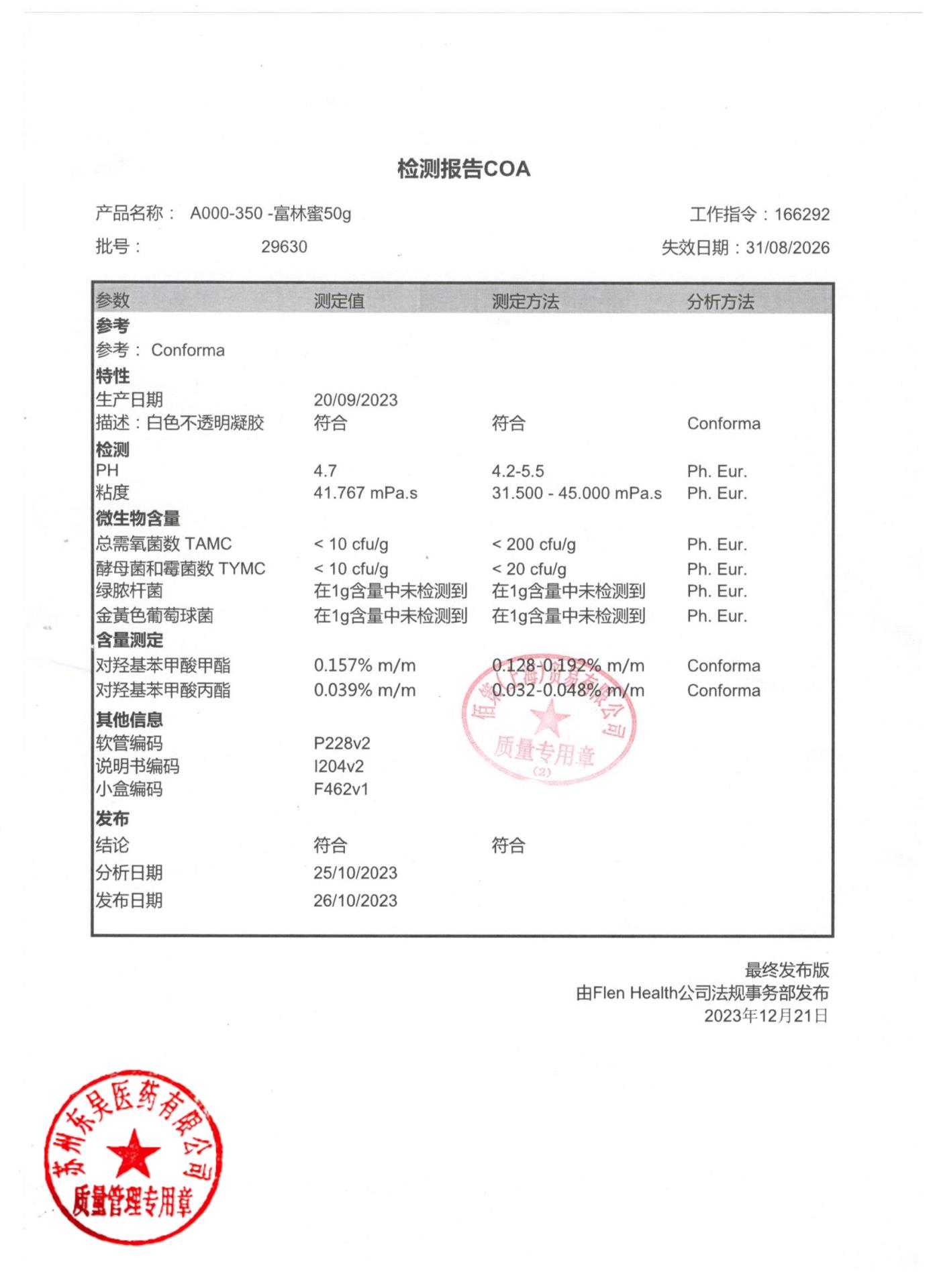 29630伤口凝胶敷料1