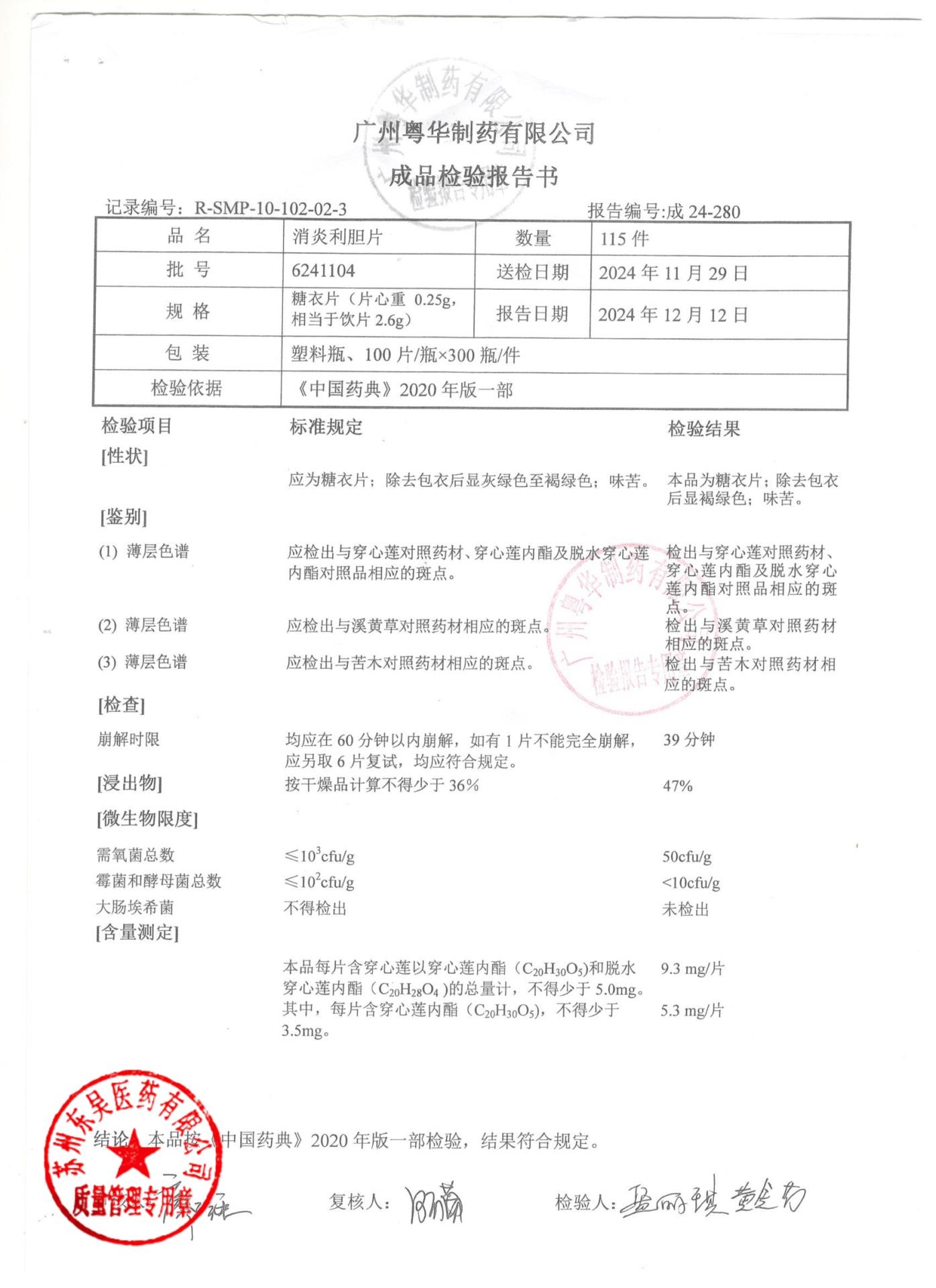 6241104消炎利胆片