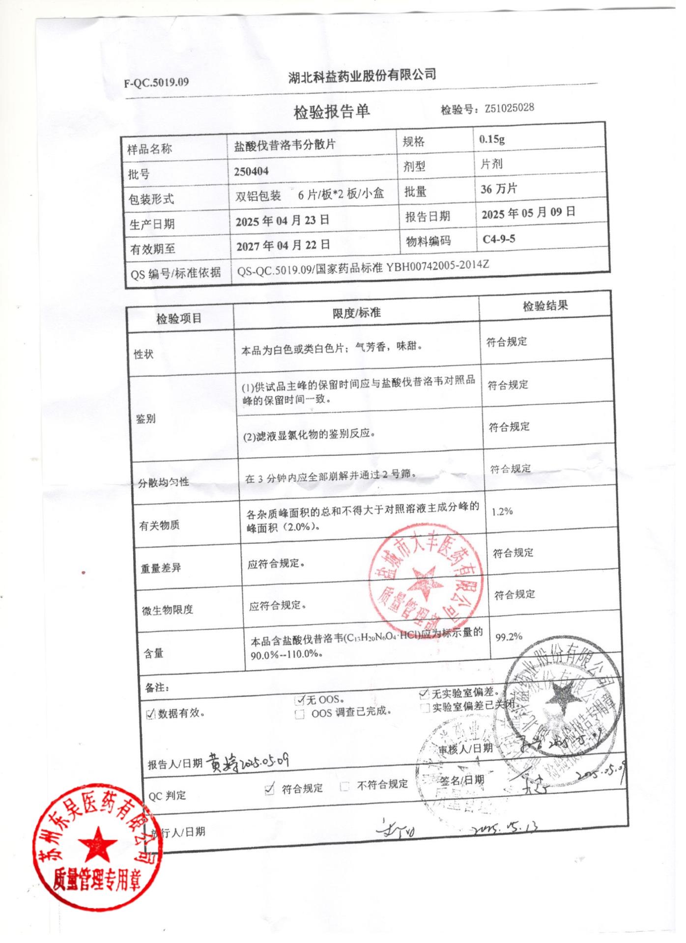 250404盐酸伐昔洛韦分散片