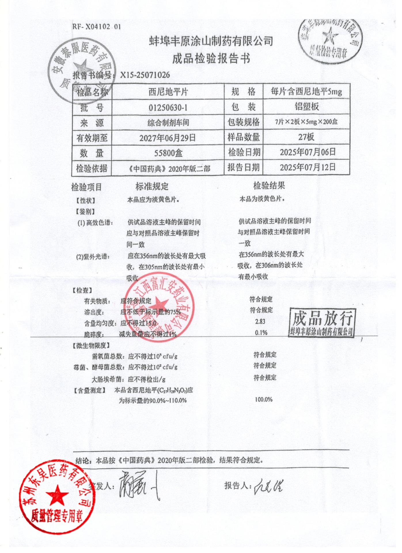 01250630-1西尼地平片