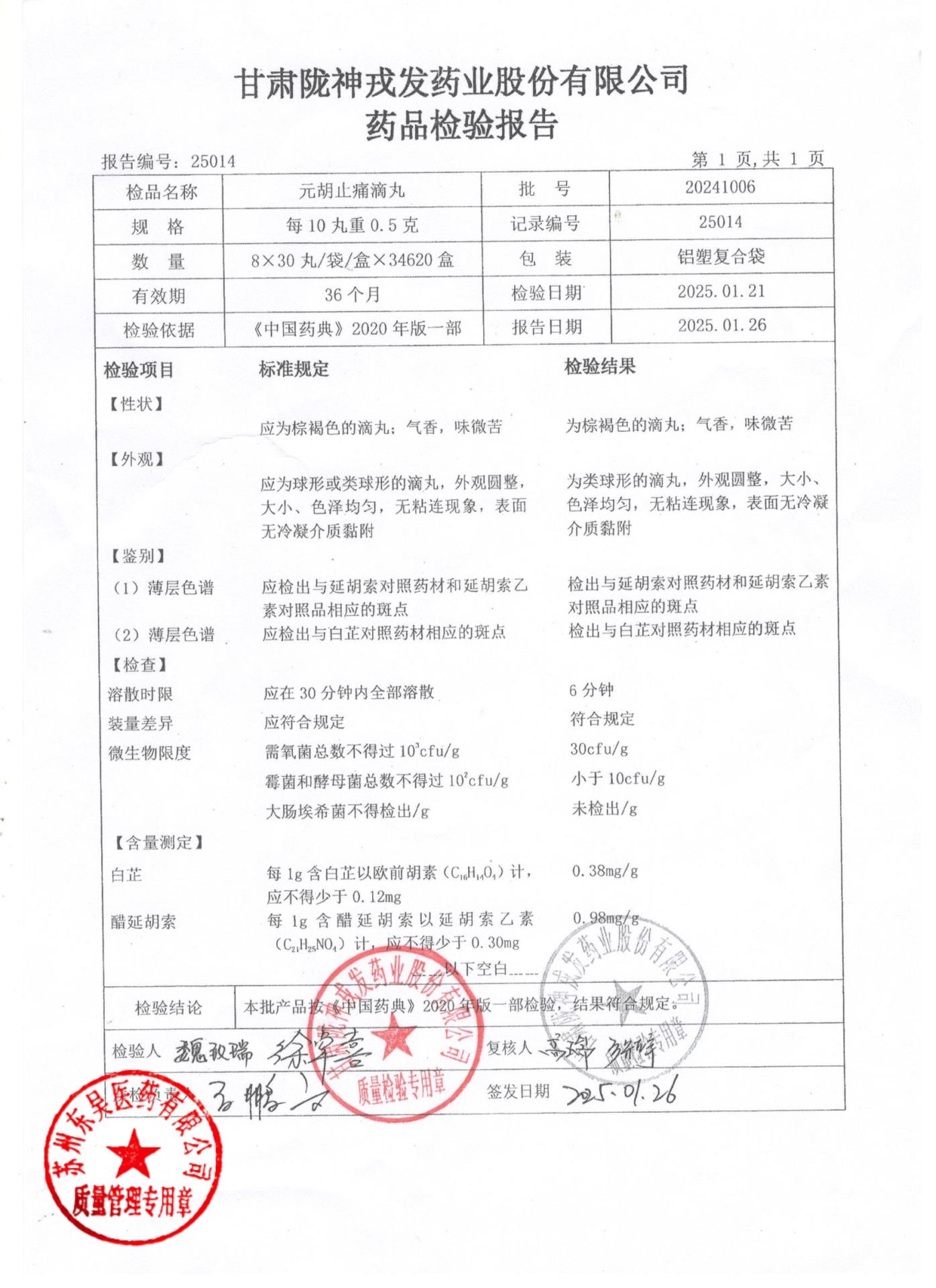 20241006元胡止痛滴丸