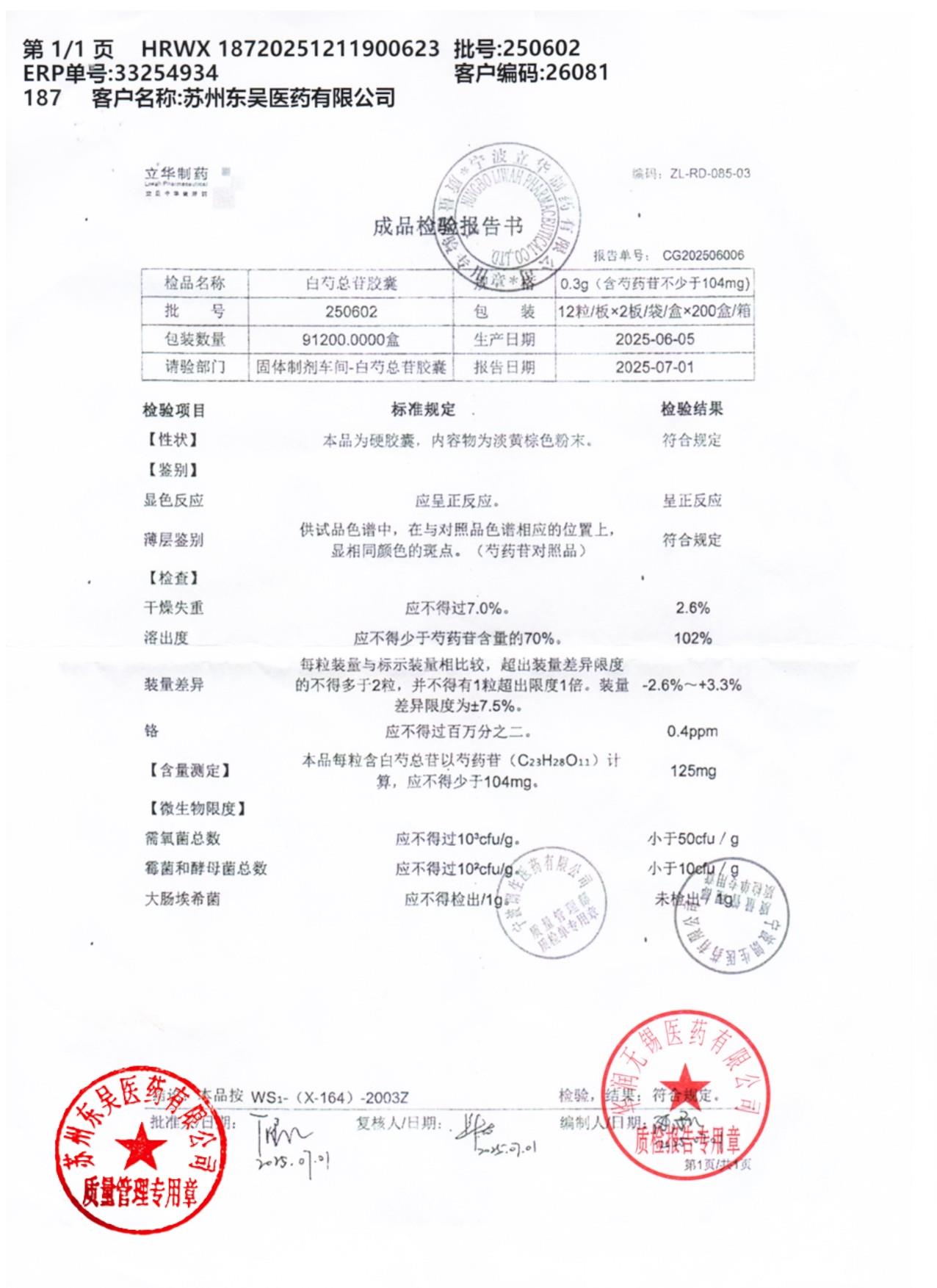 250602白芍总苷胶囊