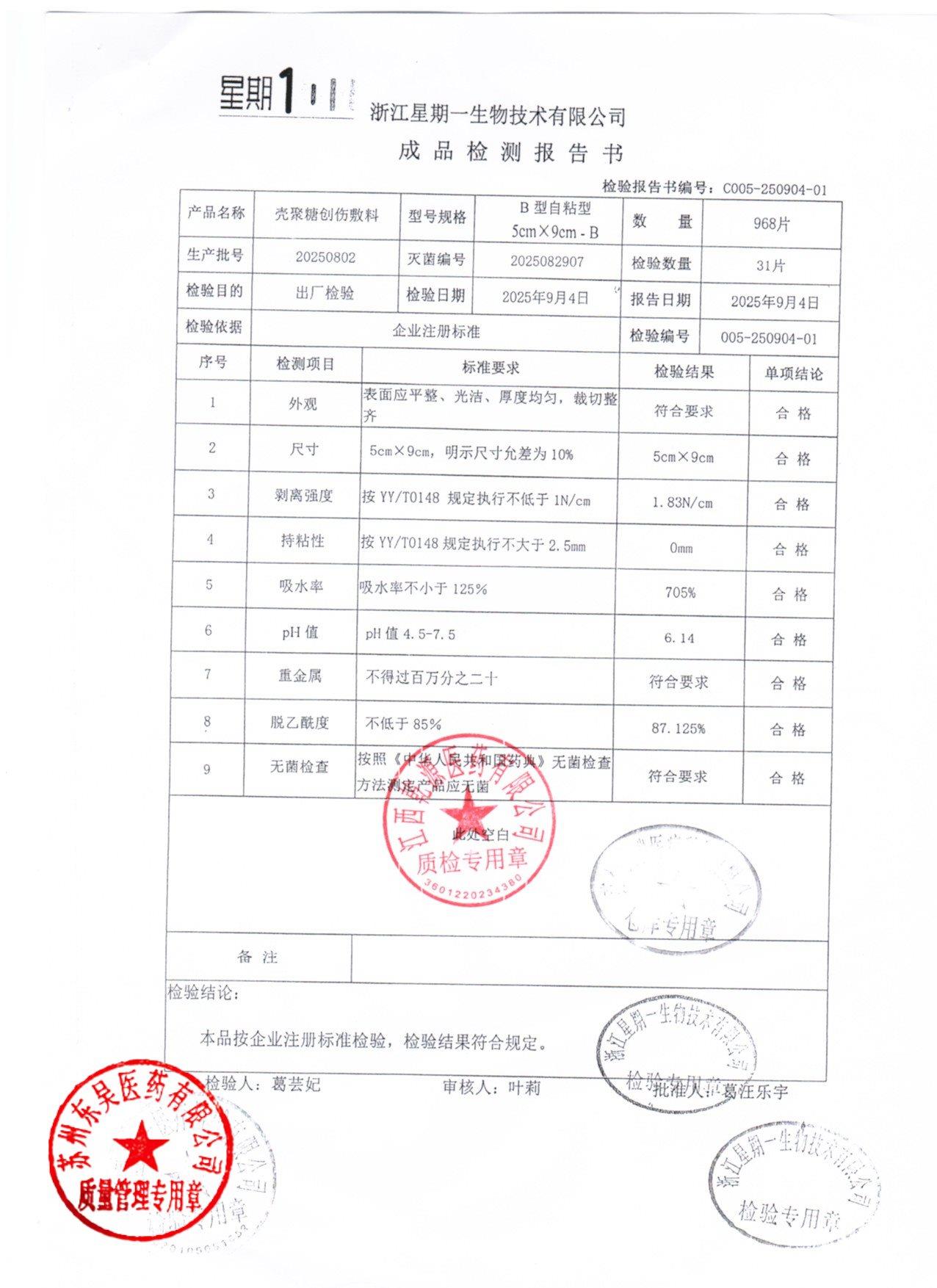 20250802壳聚糖创伤敷料