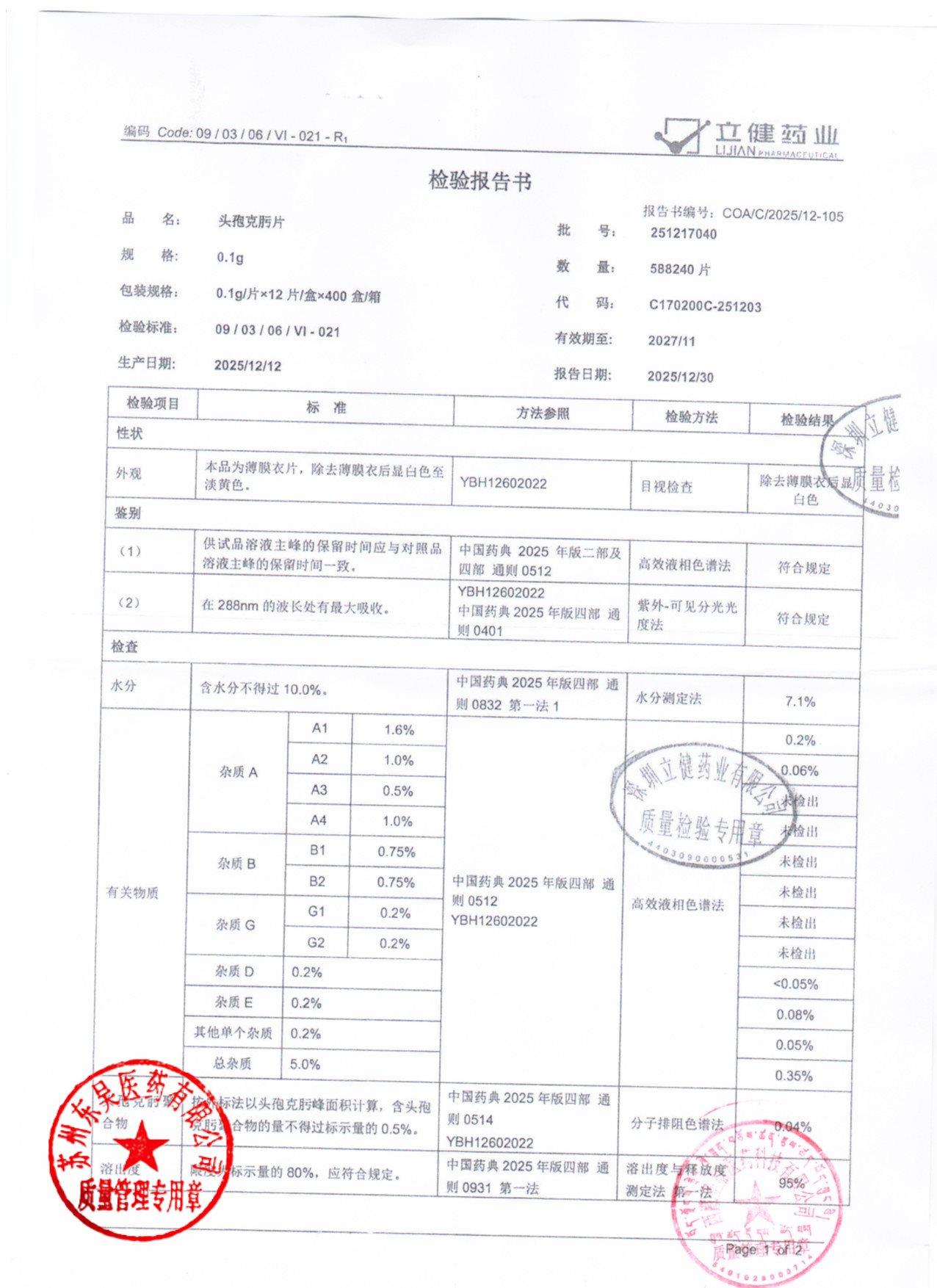 251217040头孢克肟片1