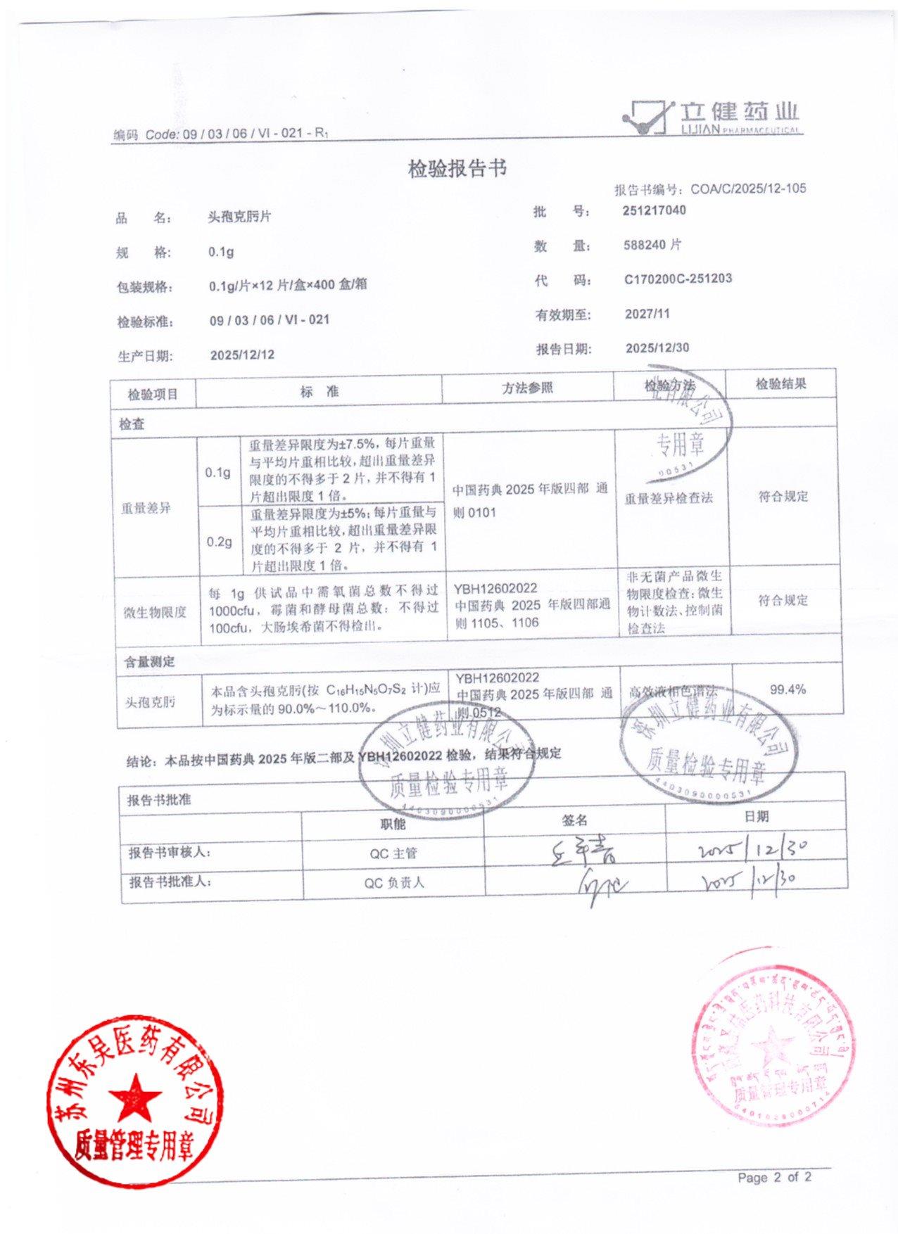 251217040头孢克肟片2