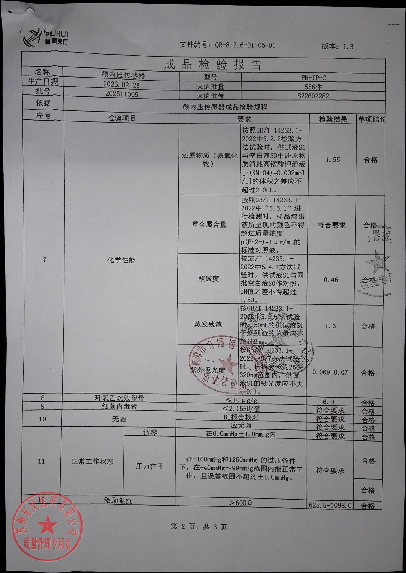 202511005颅内压传感器2