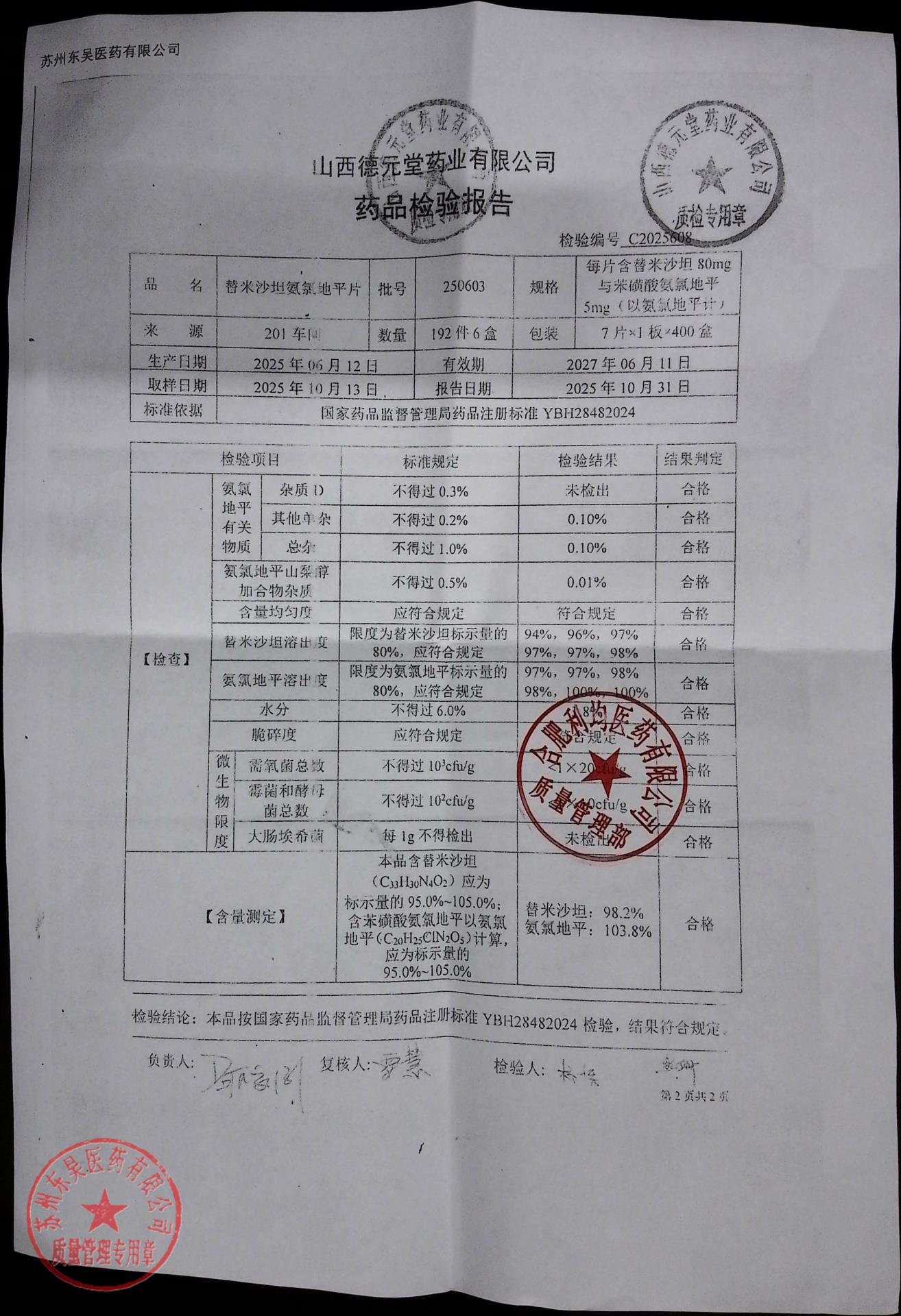 250603替米沙坦氢氯噻嗪片1