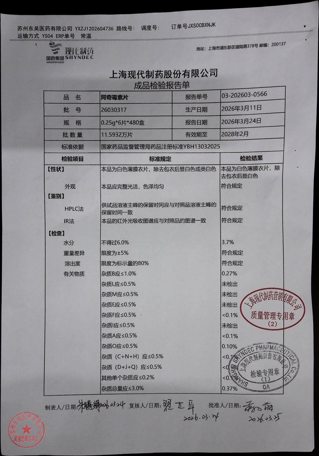 26030317阿奇霉素片1