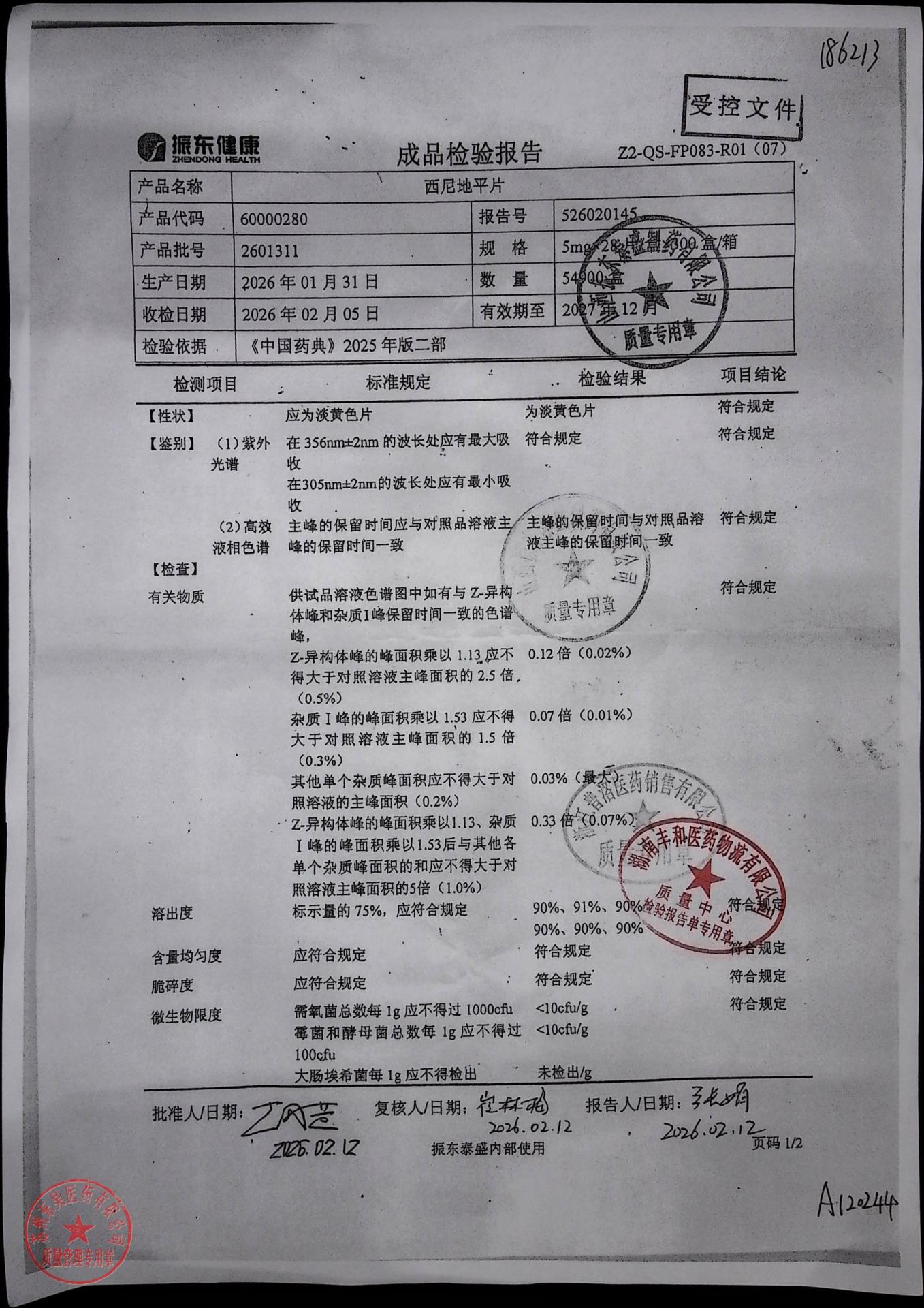 2601311西尼地平片1