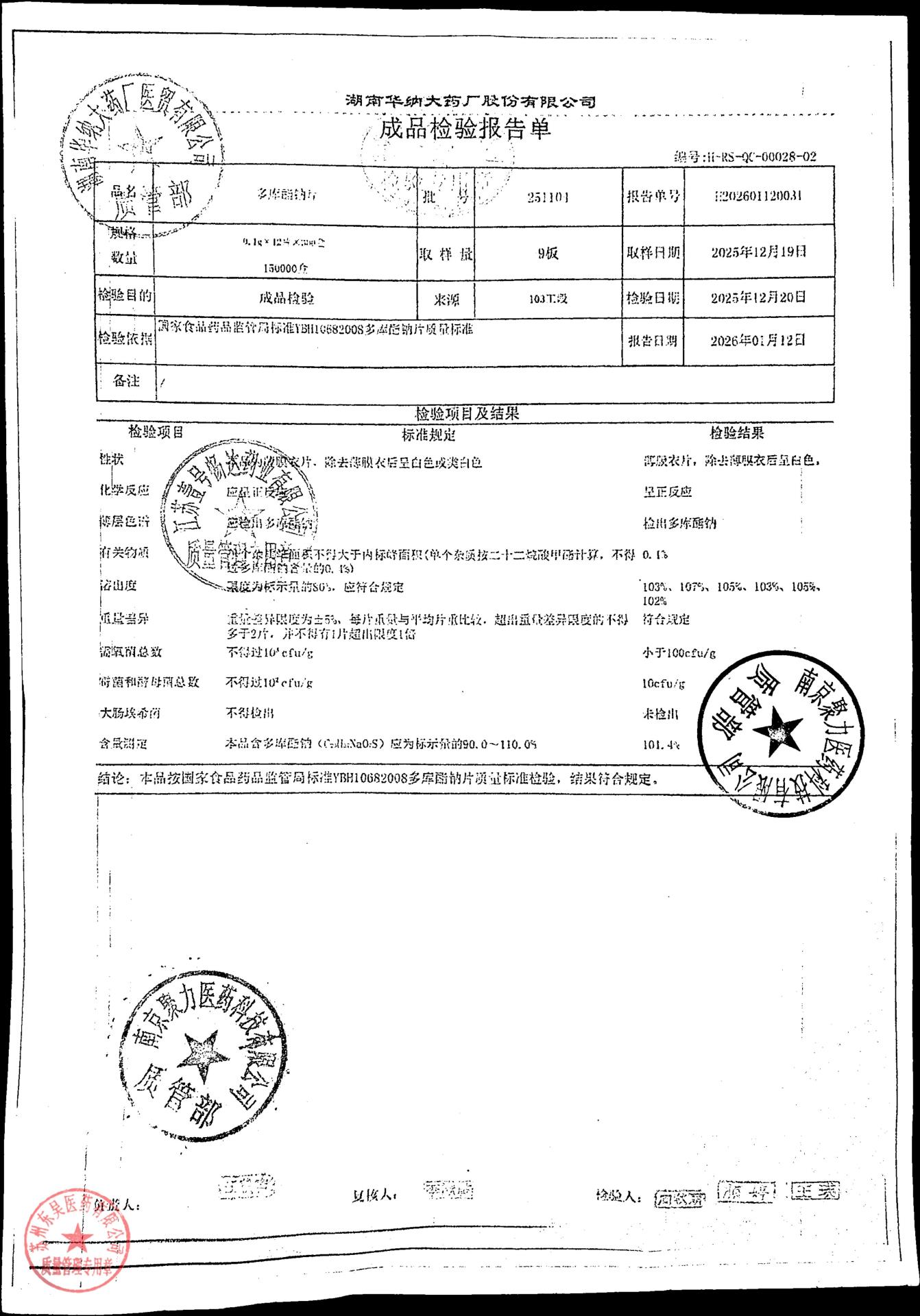 251104多库酯钠片