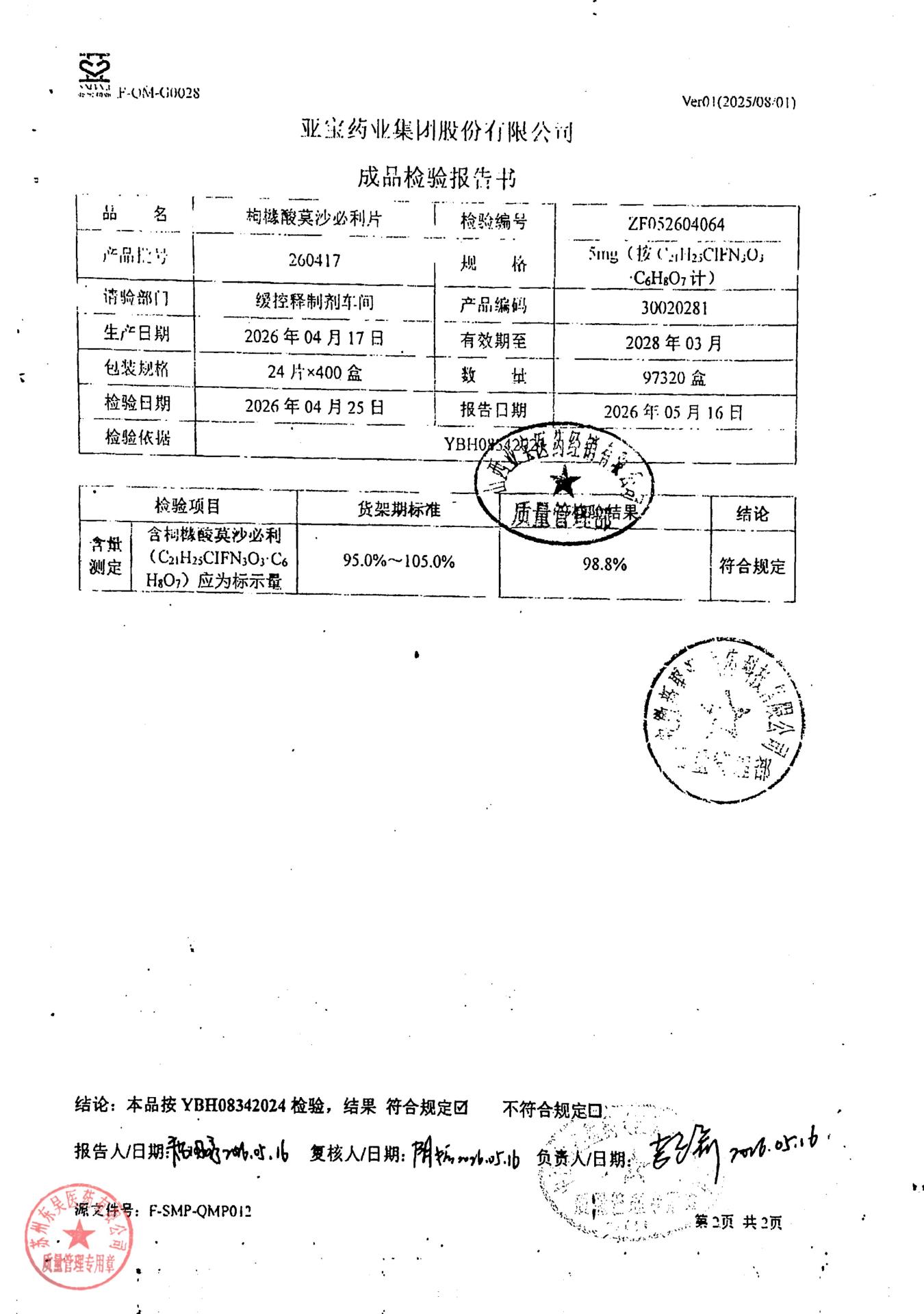 202512205B阿托伐他汀钙片2