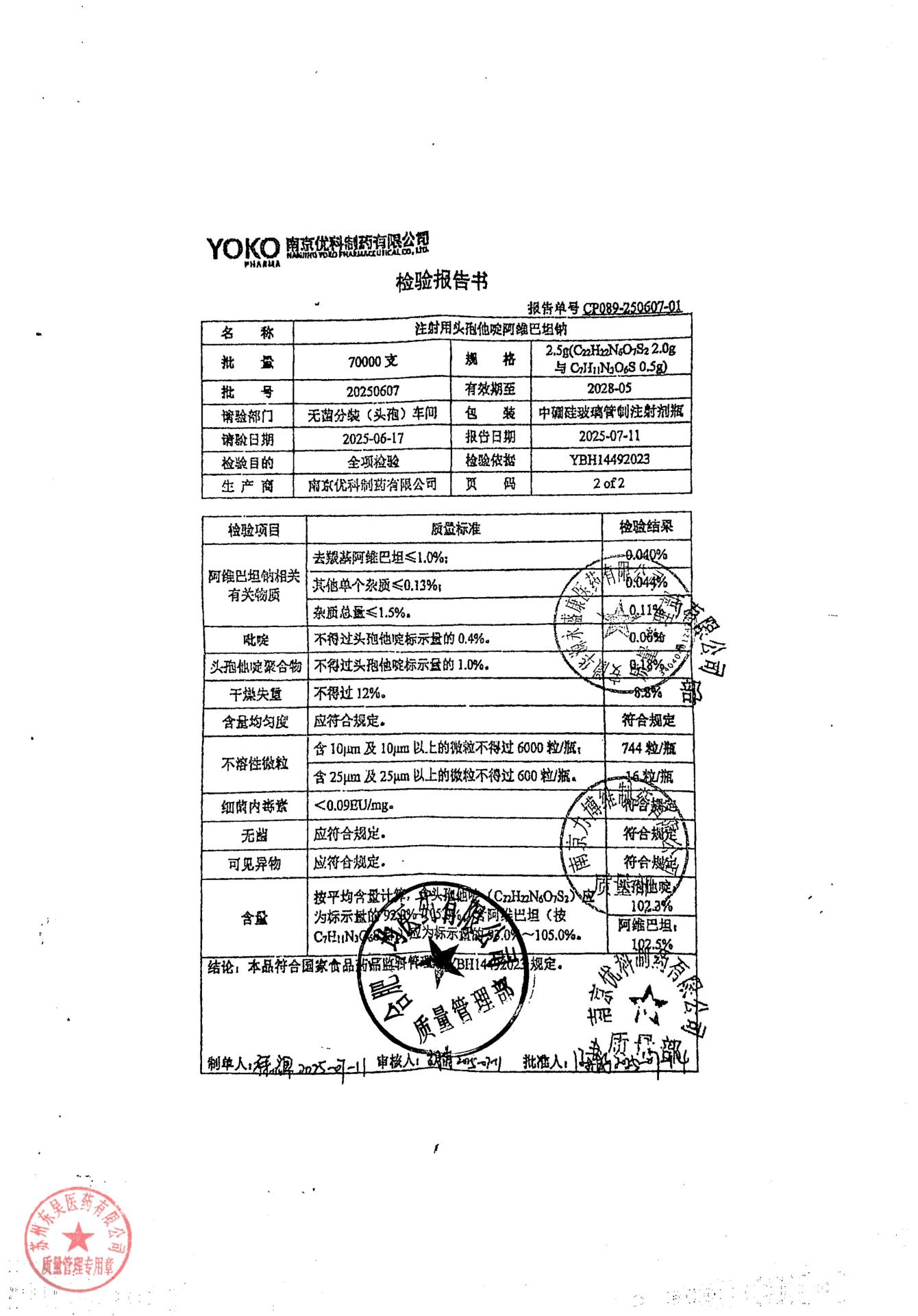 20250607注射用头孢他啶阿维巴坦纳1