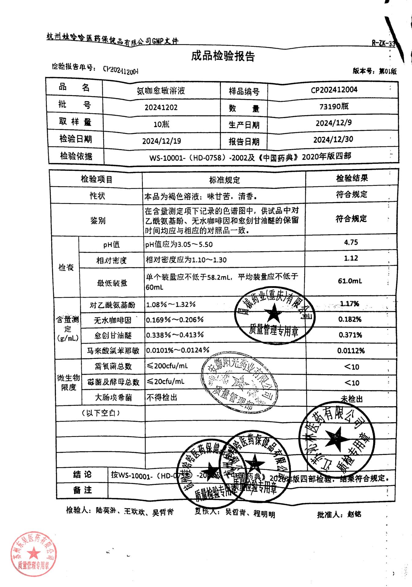 20241202氨咖愈敏溶液