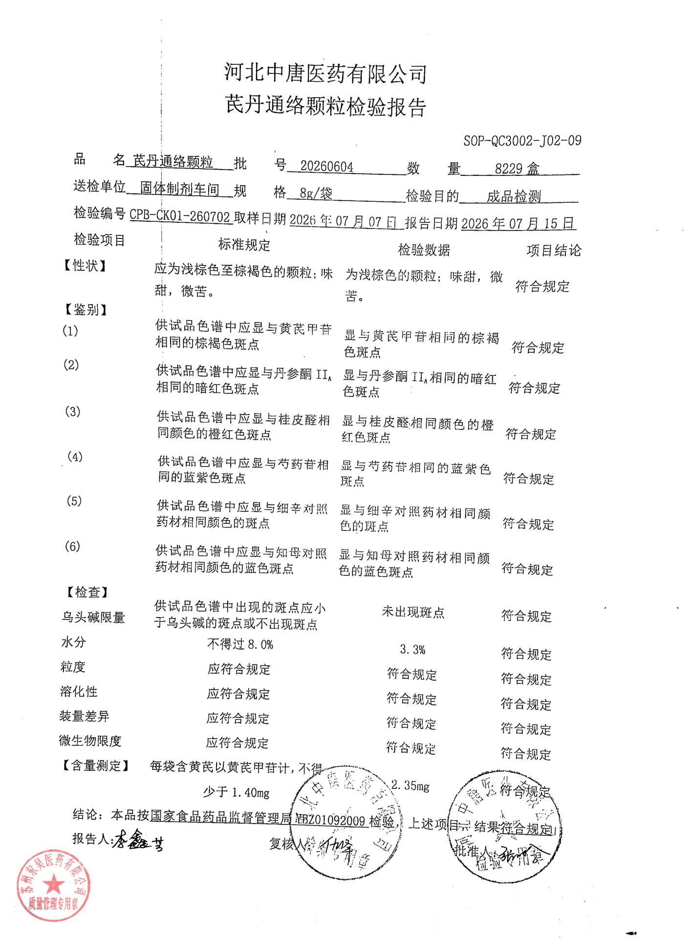 20260604芪丹通络颗粒